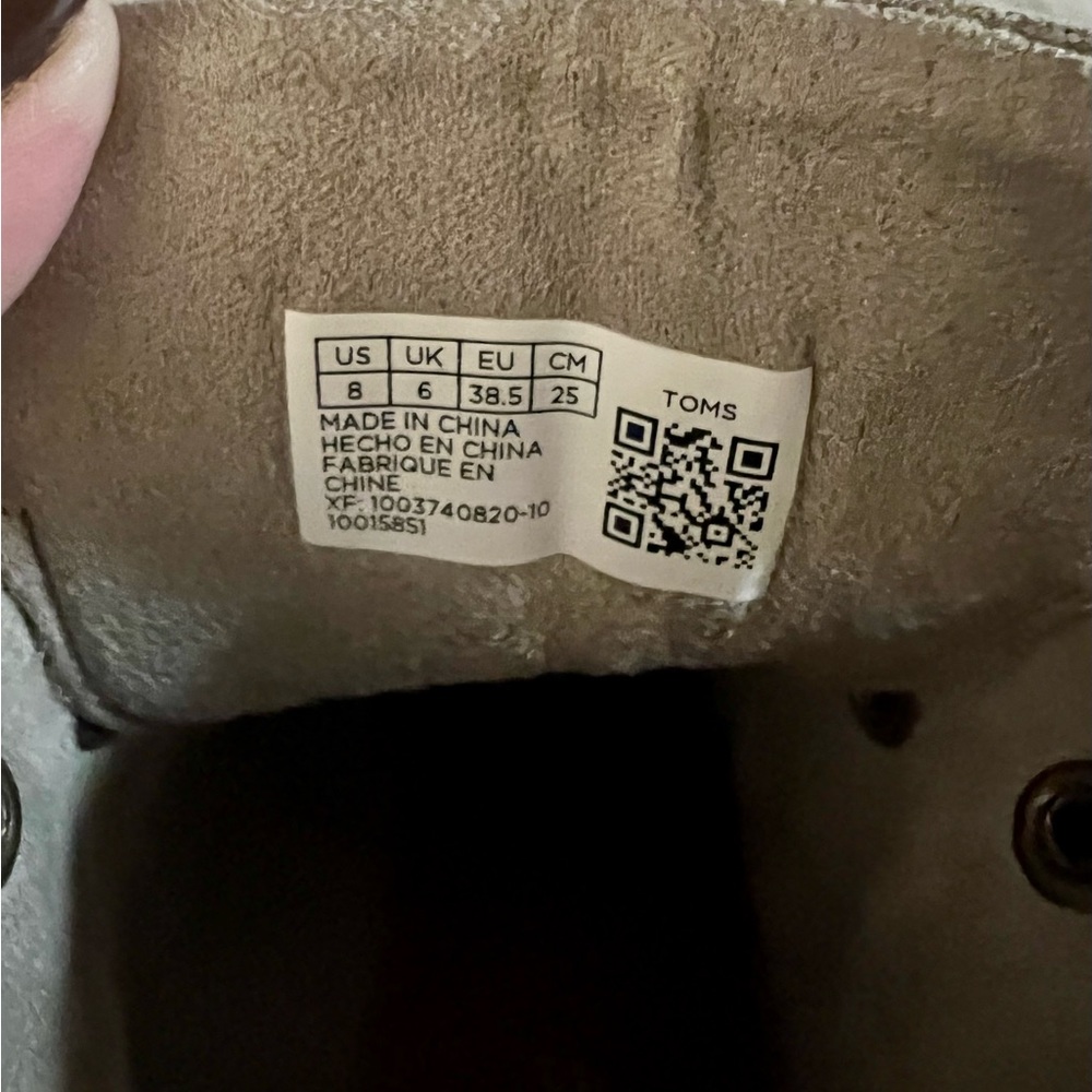 NEW Tom’s Women’s Wedge Booties size 8 - Picture 7 of 9